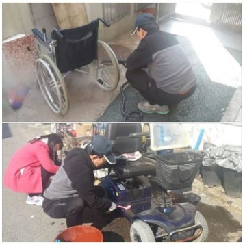 보장구소독세척서비스진행 이미지