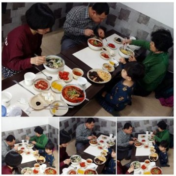 가족외식 진행 이미지