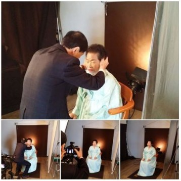 해광스튜디오 사진촬영 진행 이미지