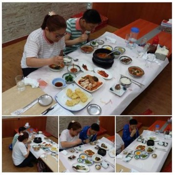 가족외식 진행 이미지