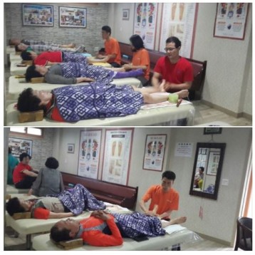 발마사지 진행 이미지