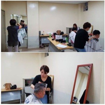 7월 18일 복지관 이미용 서비스 진행 이미지
