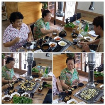 8월 24일 가족외식 진행 이미지