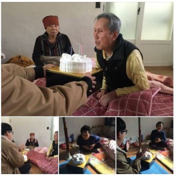 11월 생일케이크 전달 이미지