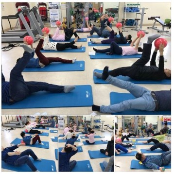 동구장애인복지관 필라테스 진행 이미지