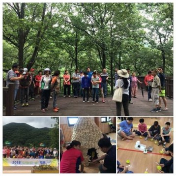 나눔의 숲 캠프 진행 이미지