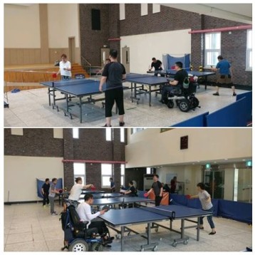탁구동아리(행복클럽 정기운동) 진행 이미지