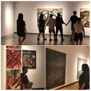 시립미술관 방문 이미지